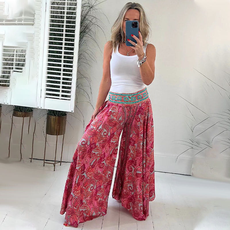Abigail - Bequeme Bedruckte Hose