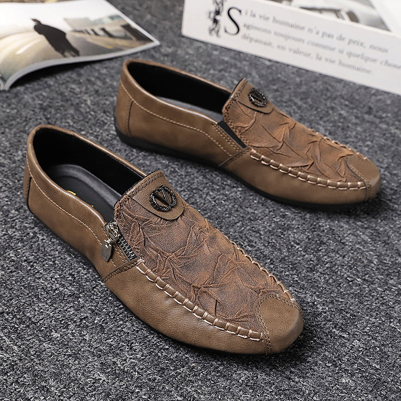 Modische weiche bedruckte Lederschuhe für Herren