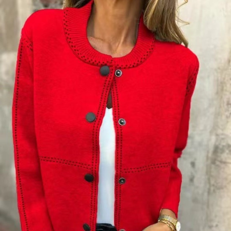 Damen-Cardigan mit Knopfleiste