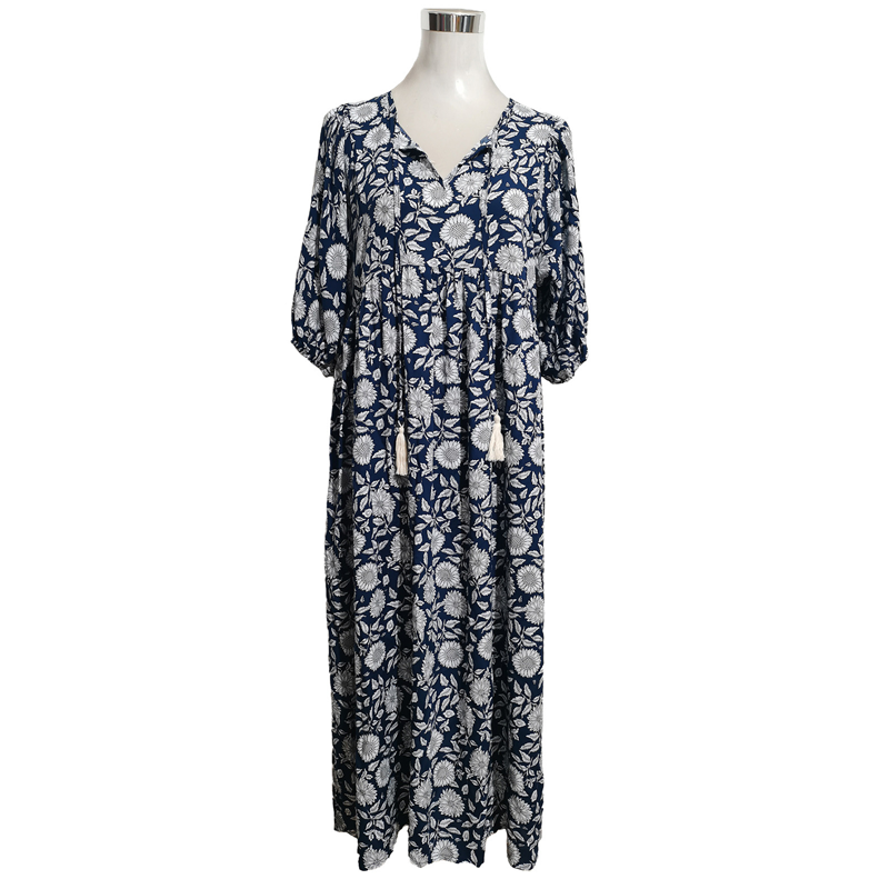 👗🌸 SOMMERLICHE BLÜTENPRAHT: V-Ausschnitt Maxikleider mit LUXUS-CHIFFON 👗🌸