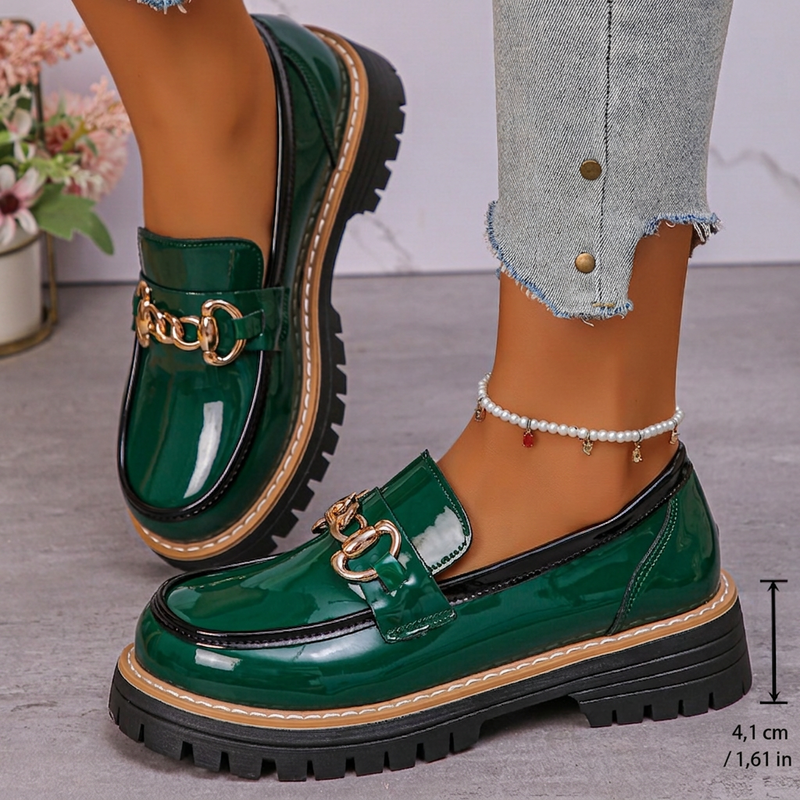 ⏰ Der Sale ist fast vorbei – wer zu spät kommt, zahlt mehr! Plateau-Loafer für Damen im retro britischen Stil