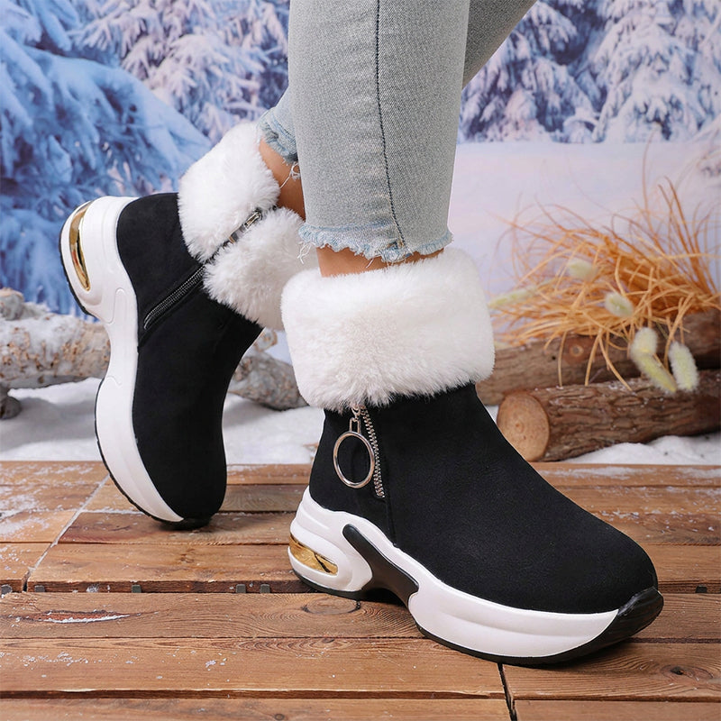 🌨️ Warm & sicher – Rutschfeste Schneestiefel für Damen – Bequemer Sitz, robustes Design & vielseitig kombinierbar