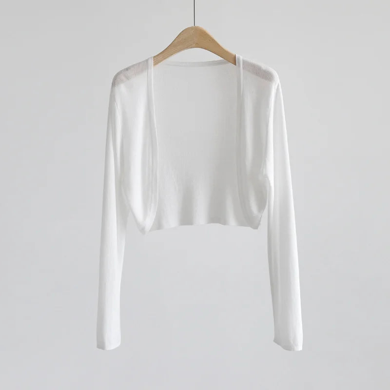 Eisseiden-Cardigan-Klimaanlage-Shirt