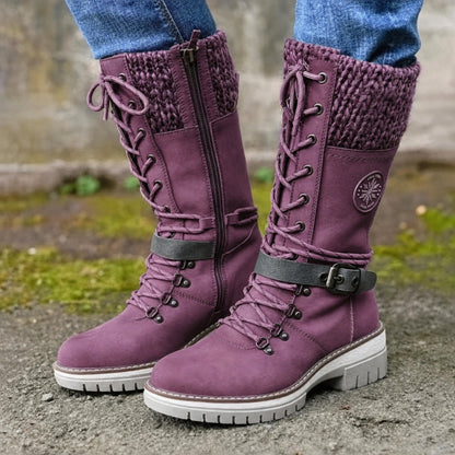 ⌛💥Neu eingetroffen – 50% Rabatt👢❄️Wasserdichte Knie-Schneestiefel – Warm, rutschfest & langlebig – Perfekt für Winter & Outdoor🧤