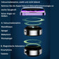 Doppelseitige Telefonhalterung: Innovatives Design mit doppeltem Saugnapf und magnetischem Design