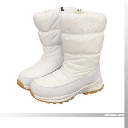 ⚡⚡ 50% Rabatt ❄️ Ultrawarme Damen-Schneestiefel mit Kunstfellfutter – Beine warm, Komfort pur im Schnee!