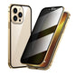 iPhone Case  King Apple Peep Proof Doppelseitiges Glas Metall  Schutzhülle