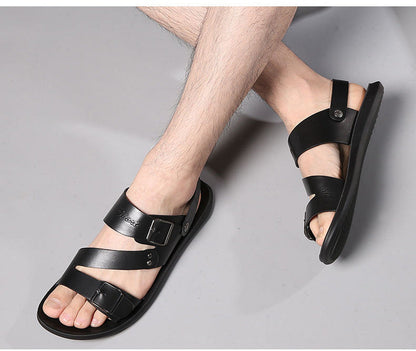 【HEUTE 39 % RABATT】NEUE HERREN-STRANDSANDALEN AUS LEDER™