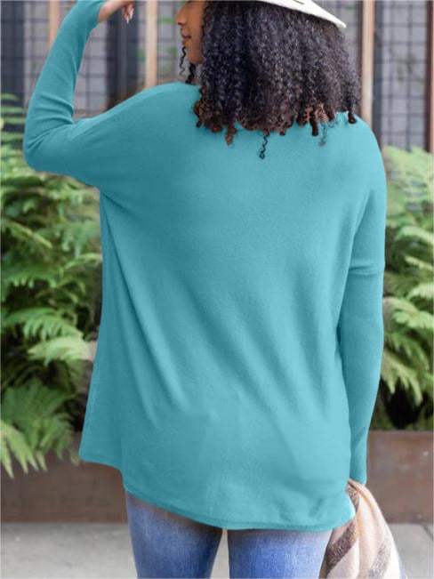 🎁Heißer Verkauf 49% RABATT⏳Langarm-Daumenloch-Pullover-Taschentunika