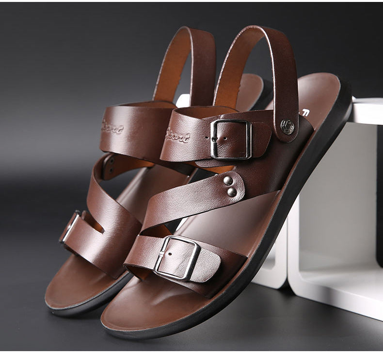 【HEUTE 39 % RABATT】NEUE HERREN-STRANDSANDALEN AUS LEDER™