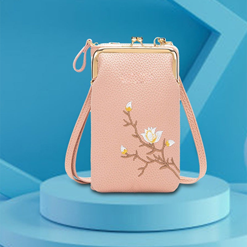 🔥2025 Heißer Verkauf🔥Damen-Sling-Cross-Body-Geldbörse mit Handyhalterung