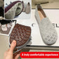 Damenschuhe mit weicher Sohle, gewebt, hohl