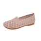Damenschuhe mit weicher Sohle, gewebt, hohl