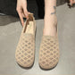 Damenschuhe mit weicher Sohle, gewebt, hohl