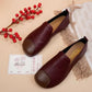 2024 neue Retro -Damenschuhe mit weichen Sohle flachen Schuhen mit weicher Oberfläche