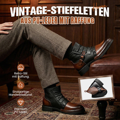 👞🔥JETZT 50 % RABATT! ⏰ Herren-Ankle-Boots aus echtem Leder – Strapazierfähig, stylisch und ganztägiger Tragekomfort für Freizeit und Beruf 🔧