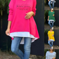 63%Rabatte🔥Neue saisonale Oberteile 💥Zweiteiliges T-Shirt mit langen Ärmeln und Buchstaben-Print