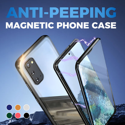 💥 Magnetisches gehärtetes Glas Doppelseitige Handyhülle für Samsung S23-S25 Serie