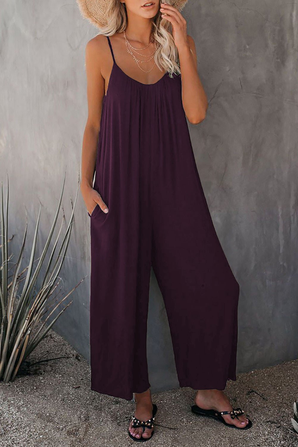 ✨💃Ultimativer fließender Jumpsuit mit Taschen🌟🌺