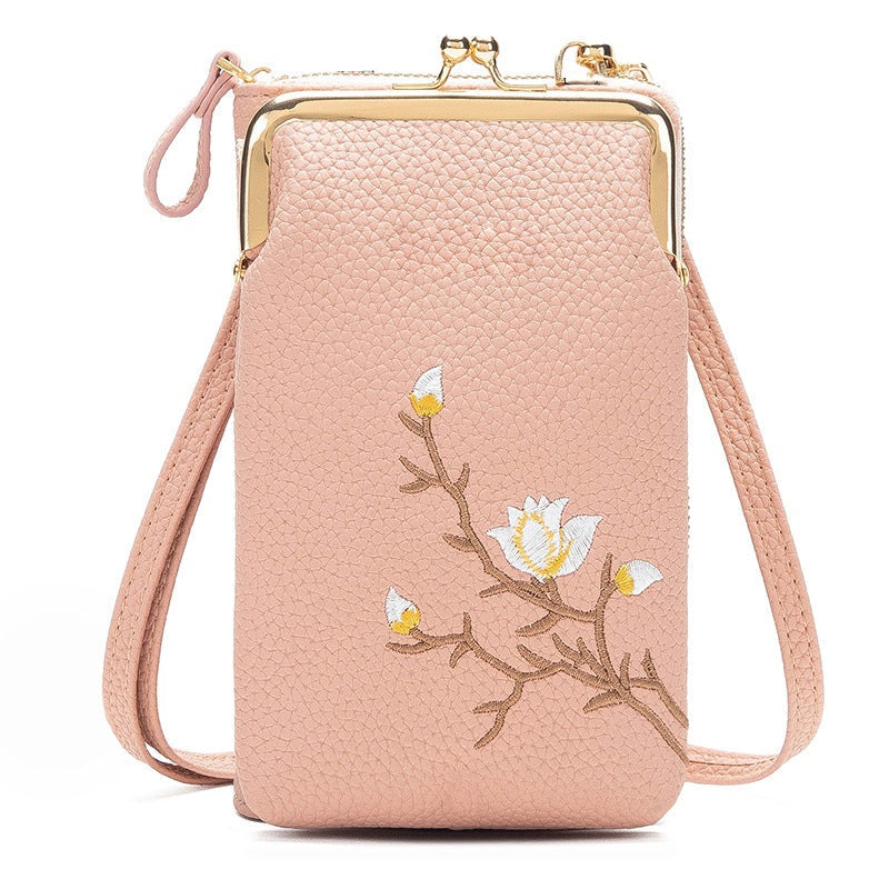 🔥2025 Heißer Verkauf🔥Damen-Sling-Cross-Body-Geldbörse mit Handyhalterung