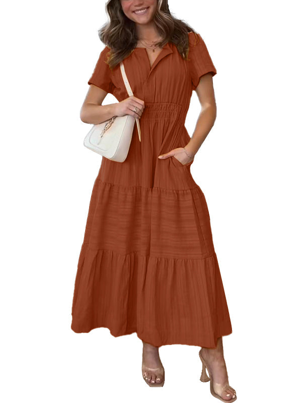 💃Damen A-Linie Fließendes Maxikleid🔥Kaufen 2 sparen 8% & KOSTENLOSER VERSAND