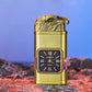 Windfestes Feuerzeug, Vintage-Armbanduhr, Jet-Flammen-Taschenlampe