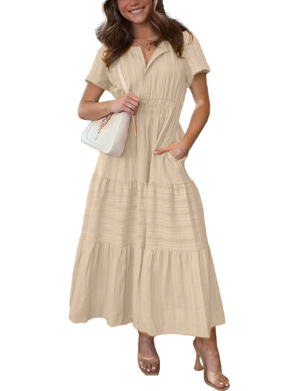 💃Damen A-Linie Fließendes Maxikleid🔥Kaufen 2 sparen 8% & KOSTENLOSER VERSAND