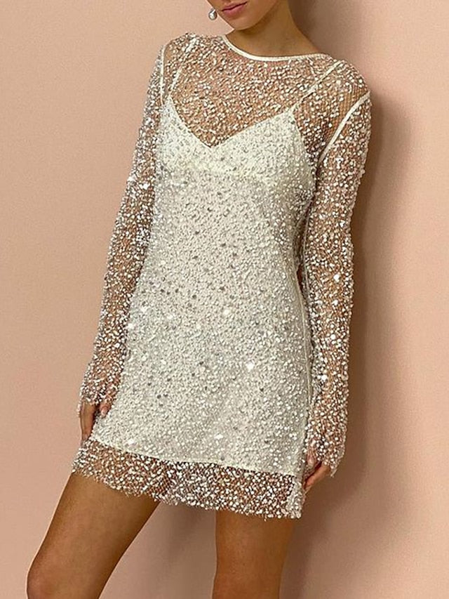 🔥2024 Hot Sale - 49% RABATT💃 Zweiteiliges sexy Paillettenkleid für Damen