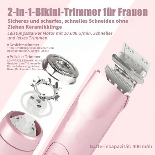 🩷Heißer Verkauf - 49% Rabatt🩷Comfort 2 in 1 Elektrischer Damenrasierer