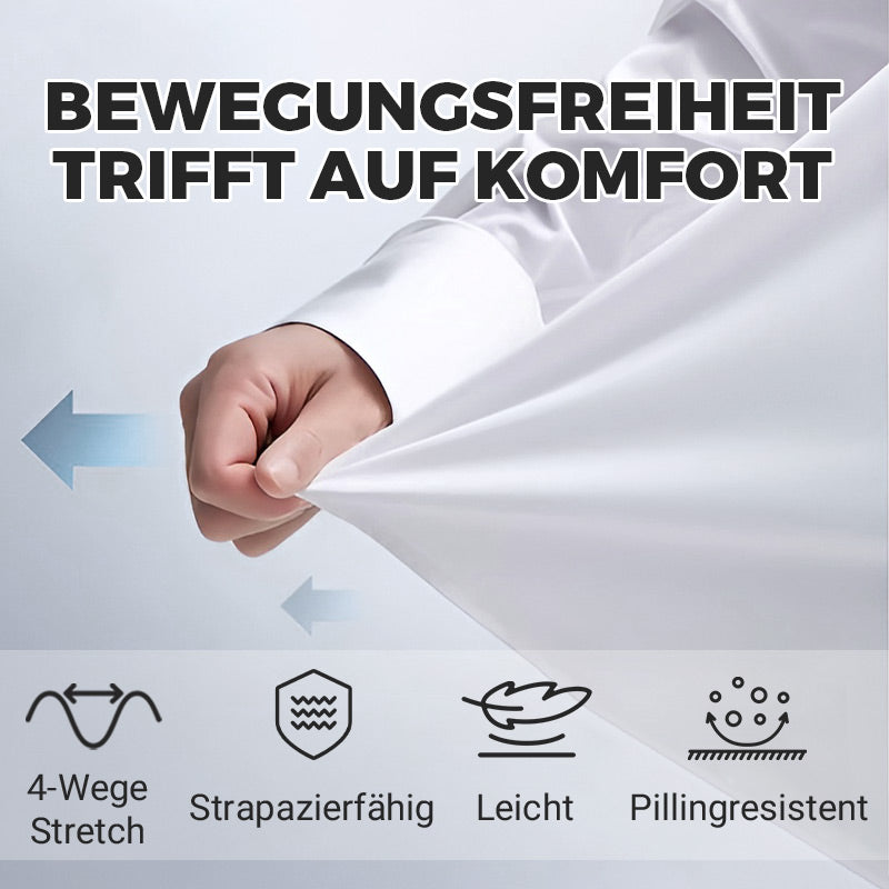 ✈️ Kostenloser Versand bei 2 Einkäufen ✈️😎Knitterfreies Stretchhemd für Herren💥Sichern Sie sich heute 50% Rabatt!💥