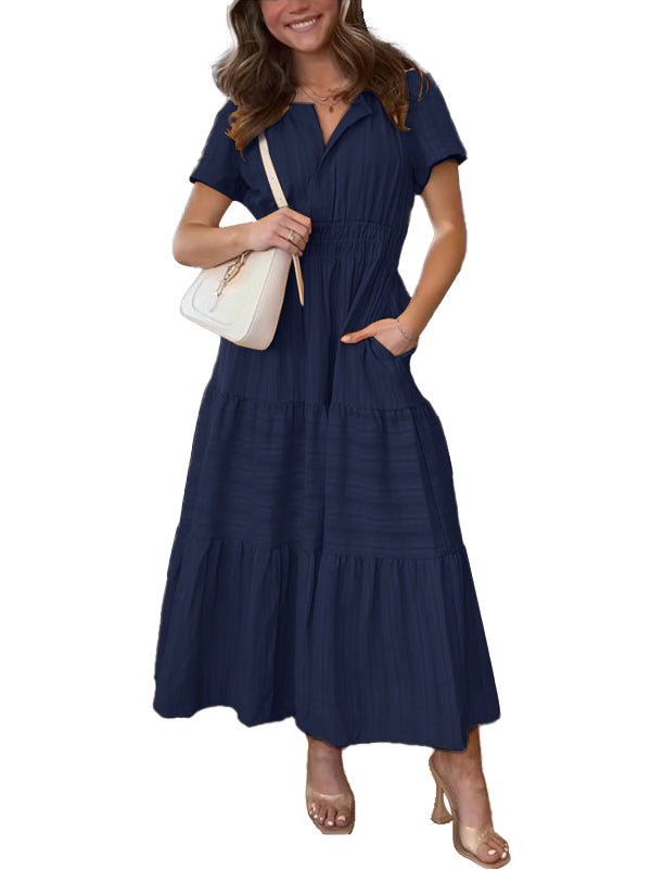💃Damen A-Linie Fließendes Maxikleid🔥Kaufen 2 sparen 8% & KOSTENLOSER VERSAND