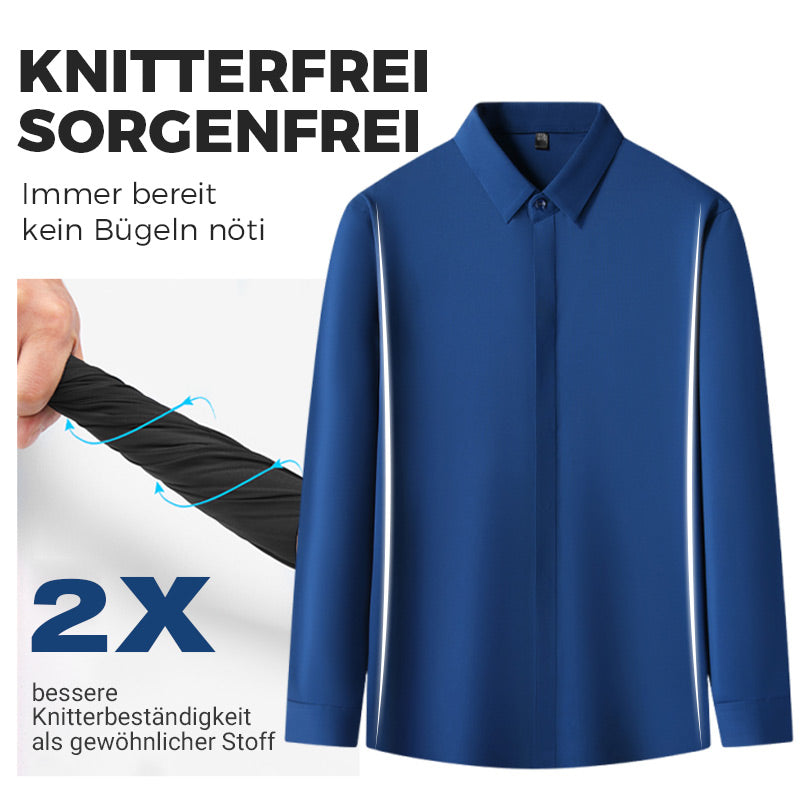 ✈️ Kostenloser Versand bei 2 Einkäufen ✈️😎Knitterfreies Stretchhemd für Herren💥Sichern Sie sich heute 50% Rabatt!💥