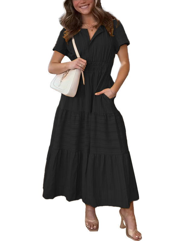 💃Damen A-Linie Fließendes Maxikleid🔥Kaufen 2 sparen 8% & KOSTENLOSER VERSAND