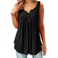 Comfortabele mouwloze tanktop met losse knopen voor dames
