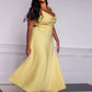 Lulah Drapiertes Maxikleid mit integriertem BH