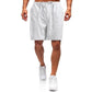 Herren Leinen lockere Freizeitshorts