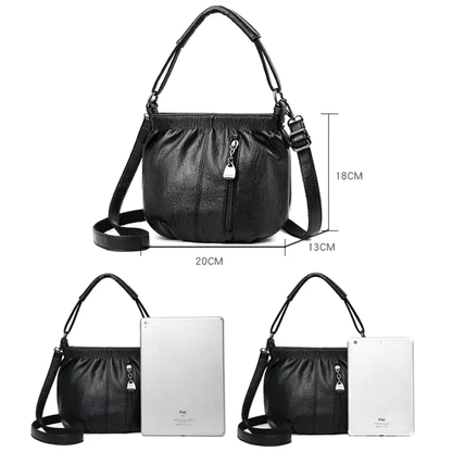👜💼 Damen Plissee-Handtasche – Weiches Material, Mehrere Tragemöglichkeiten & Stilsicher ✨