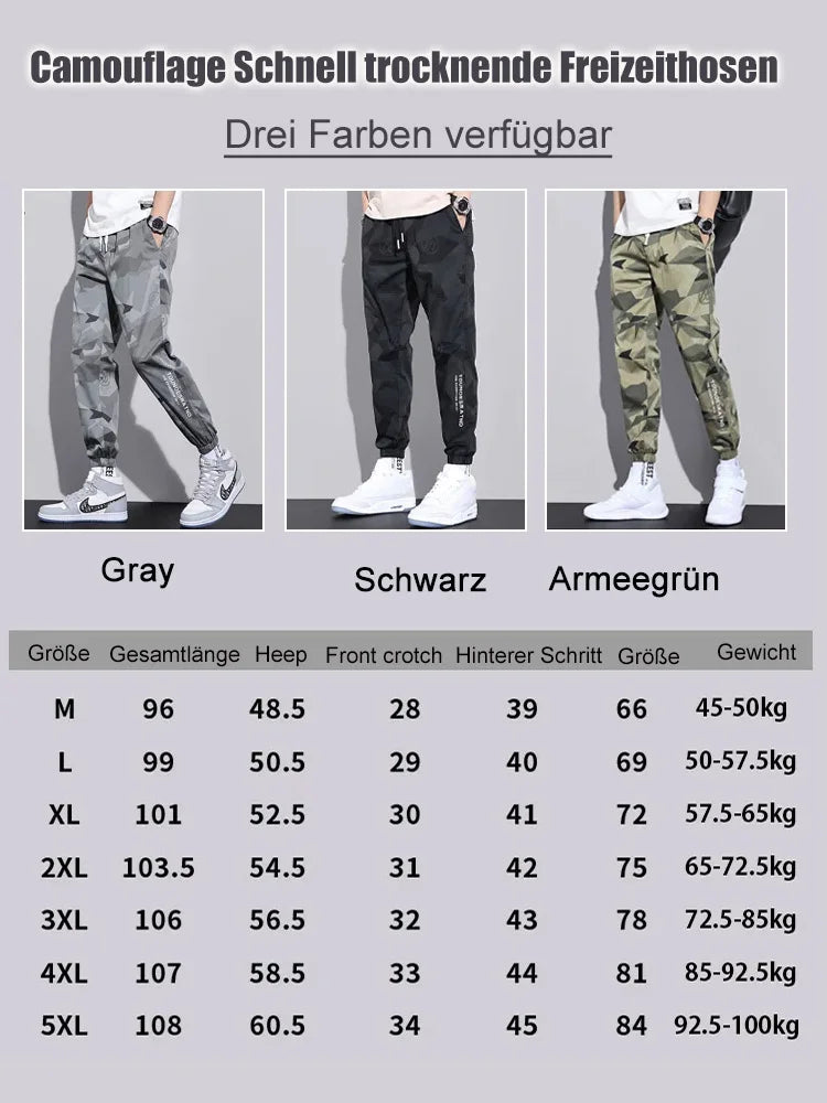 🔥 49% OFF! Lockere und trendige Cargo-Haremshose mit Tarnmuster