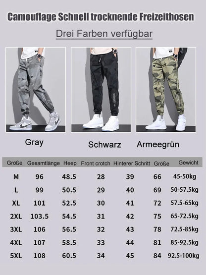 🔥 49% OFF! Lockere und trendige Cargo-Haremshose mit Tarnmuster