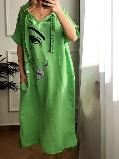 💥Ein Kleid mit Print für Frühling und Sommer