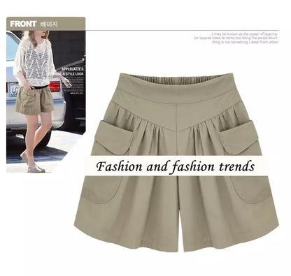 💥49% Rabatt💥Damen Strand Casual Hot Shorts mit elastischem Bund