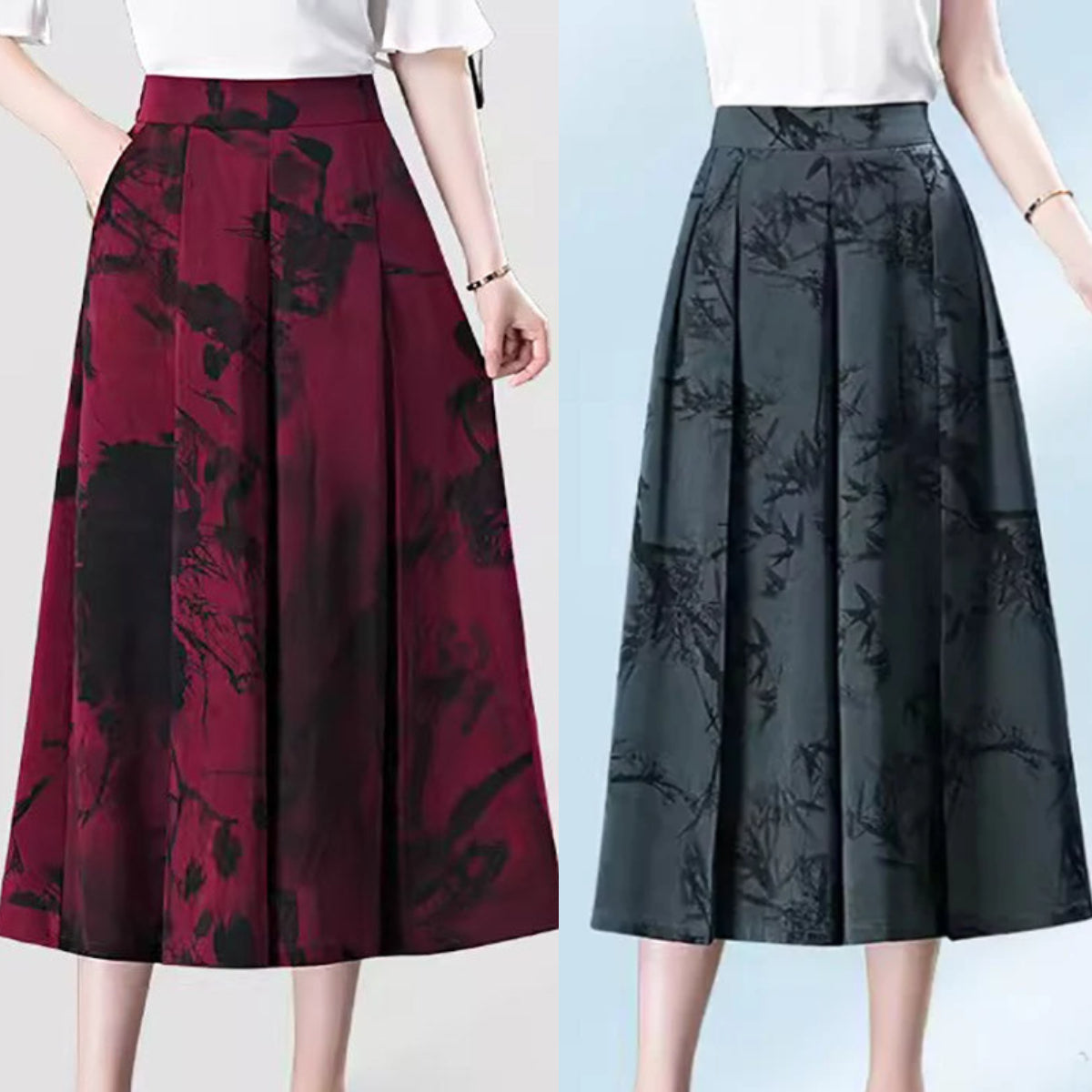 ✨✨Elegante Chiffon-Culotte mit weitem Bein für Damen✨✨