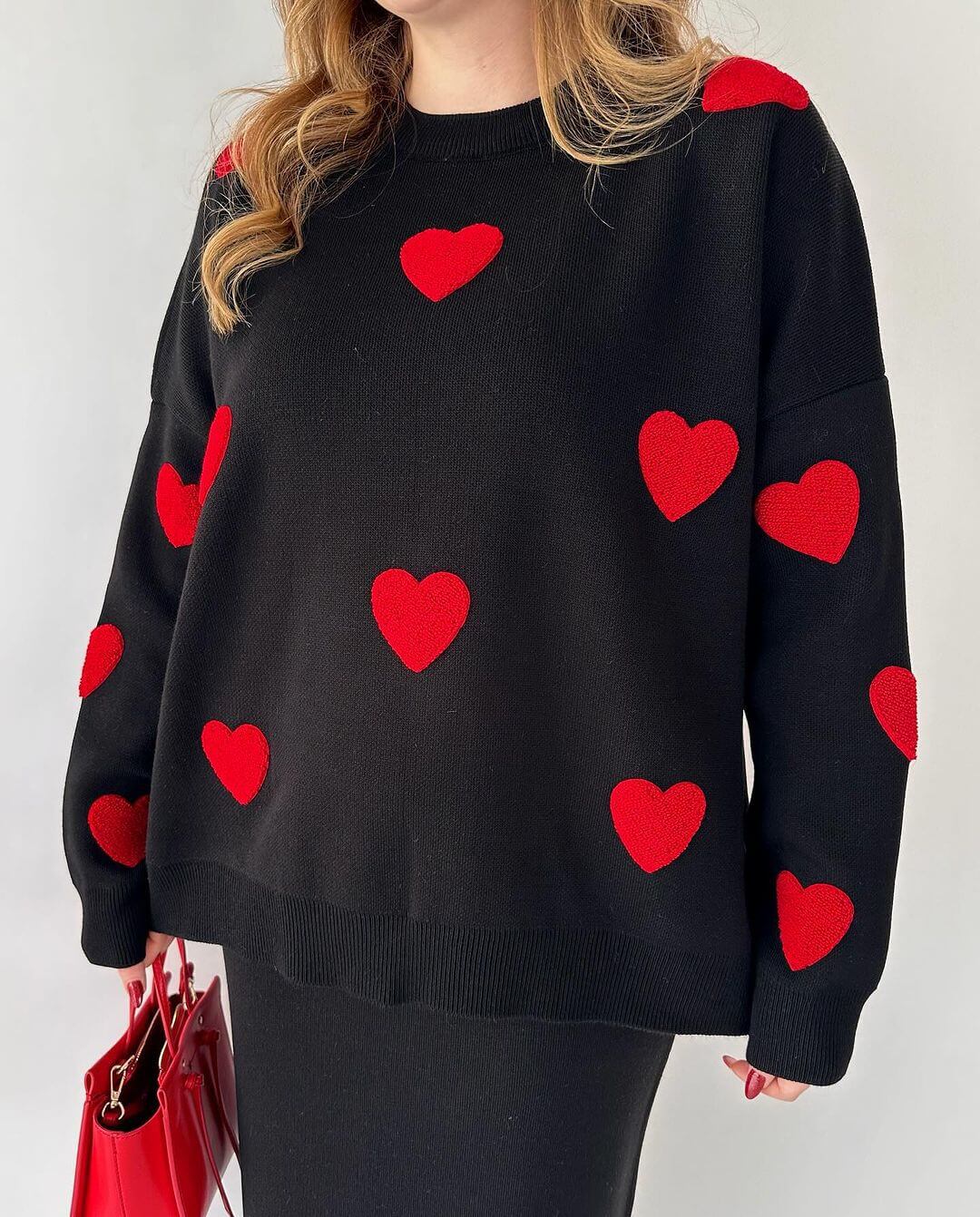 Valentinstag Rabatt! Legerer Schlitz Gestrickter Zweiteiler
