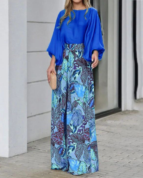 Zweiteiliges Set mit lässigem Print
