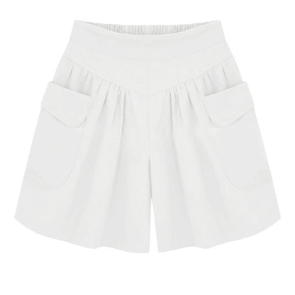 💥49% Rabatt💥Damen Strand Casual Hot Shorts mit elastischem Bund