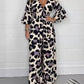 🔥Hot Sale 49% Off🍃Leopardenmuster V-Ausschnitt Jumpsuit