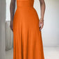 Lulah Drapiertes Maxikleid mit integriertem BH