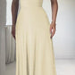 Lulah Drapiertes Maxikleid mit integriertem BH