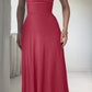 Lulah Drapiertes Maxikleid mit integriertem BH