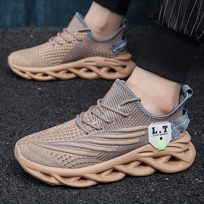 Leichte, atmungsaktive Herren-Laufschnürschuhe für Frühling und Sommer